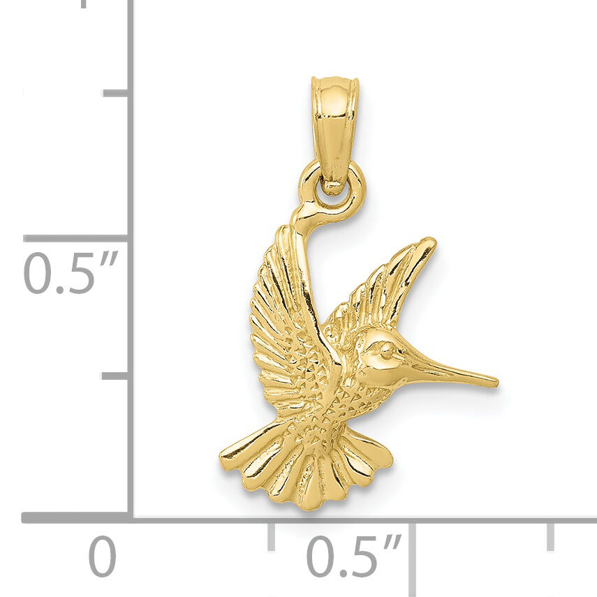 10k Hummingbird Charm-10C3472