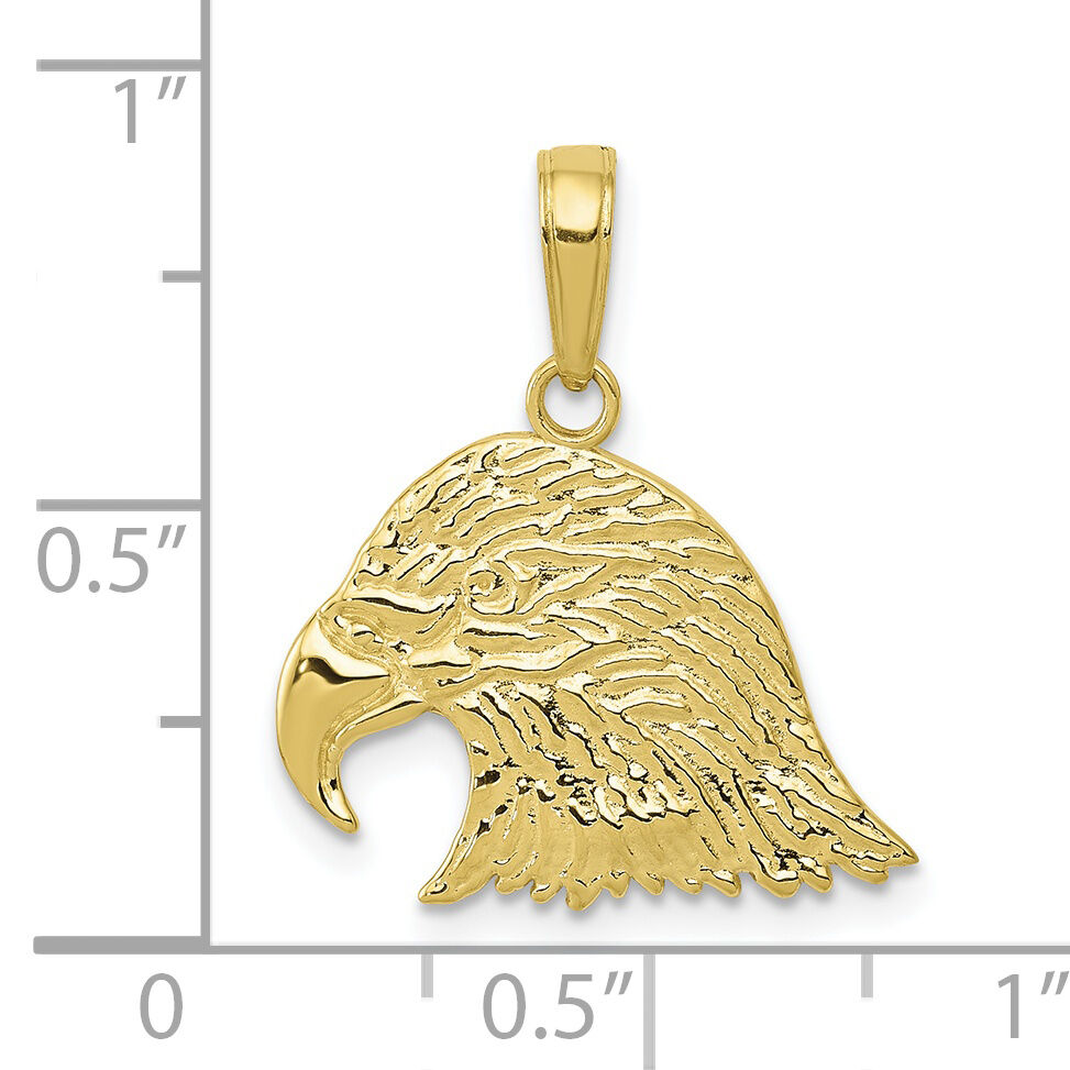 10K Eagle Head Pendant-10C3492