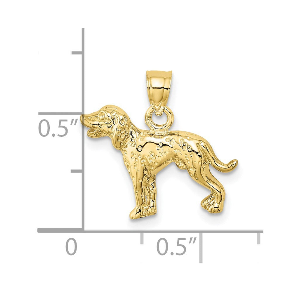 10k Dalmatian Dog Charm-10C3510