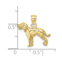 10k Dalmatian Dog Charm-10C3510
