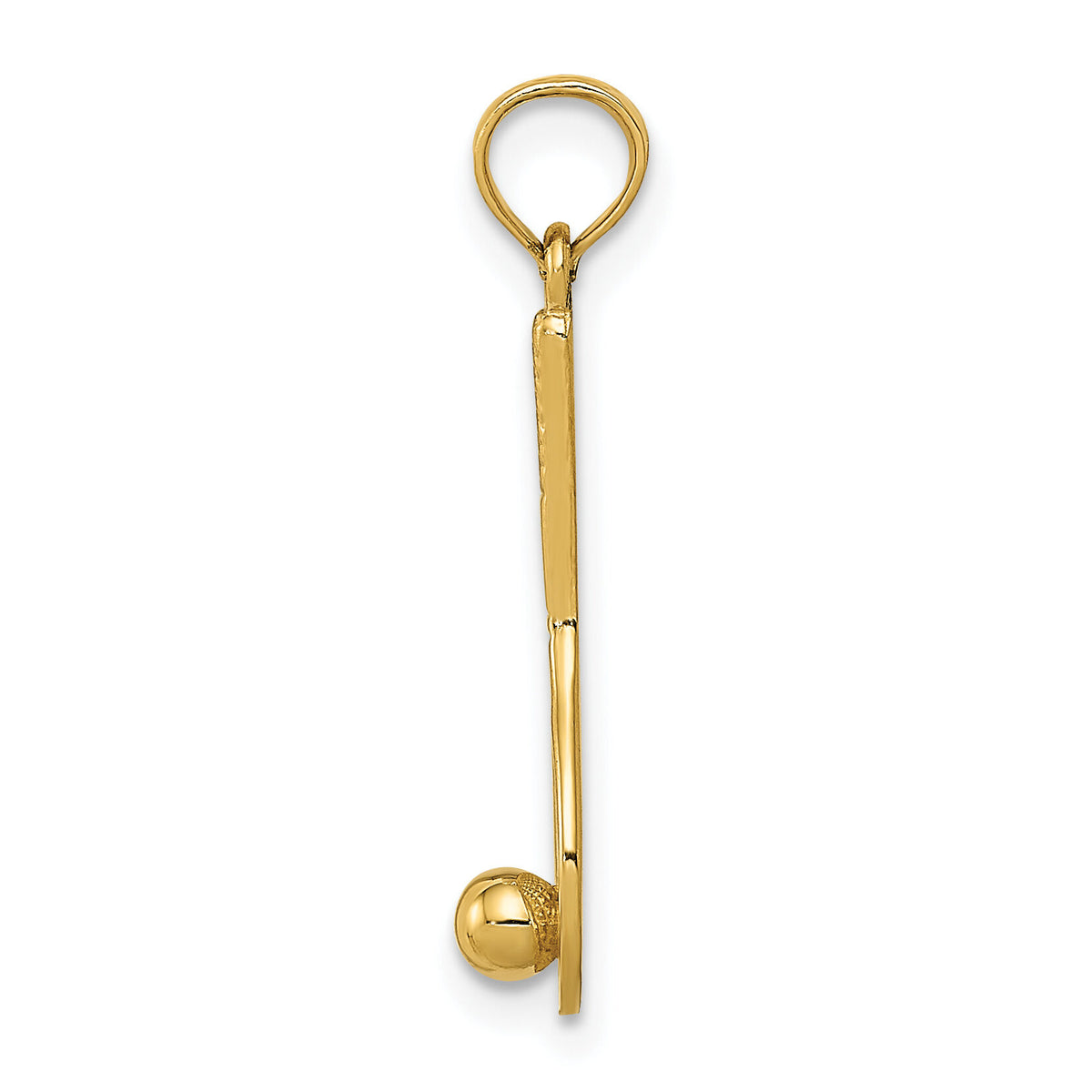 10k Tennis Racquet and Ball Charm-10C3538