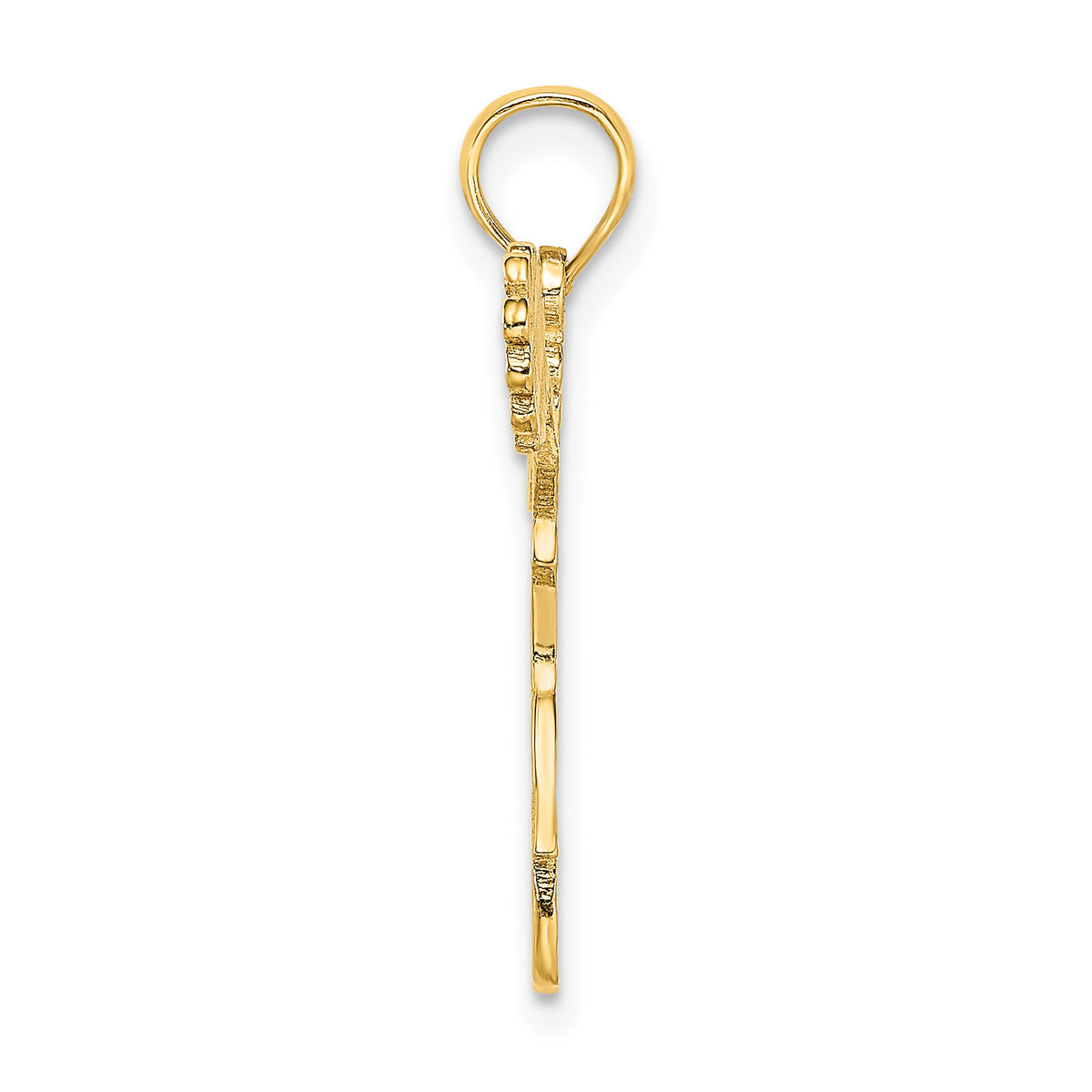 10k Cheerleader Jumping with Pom-Pom's Charm-10C3555