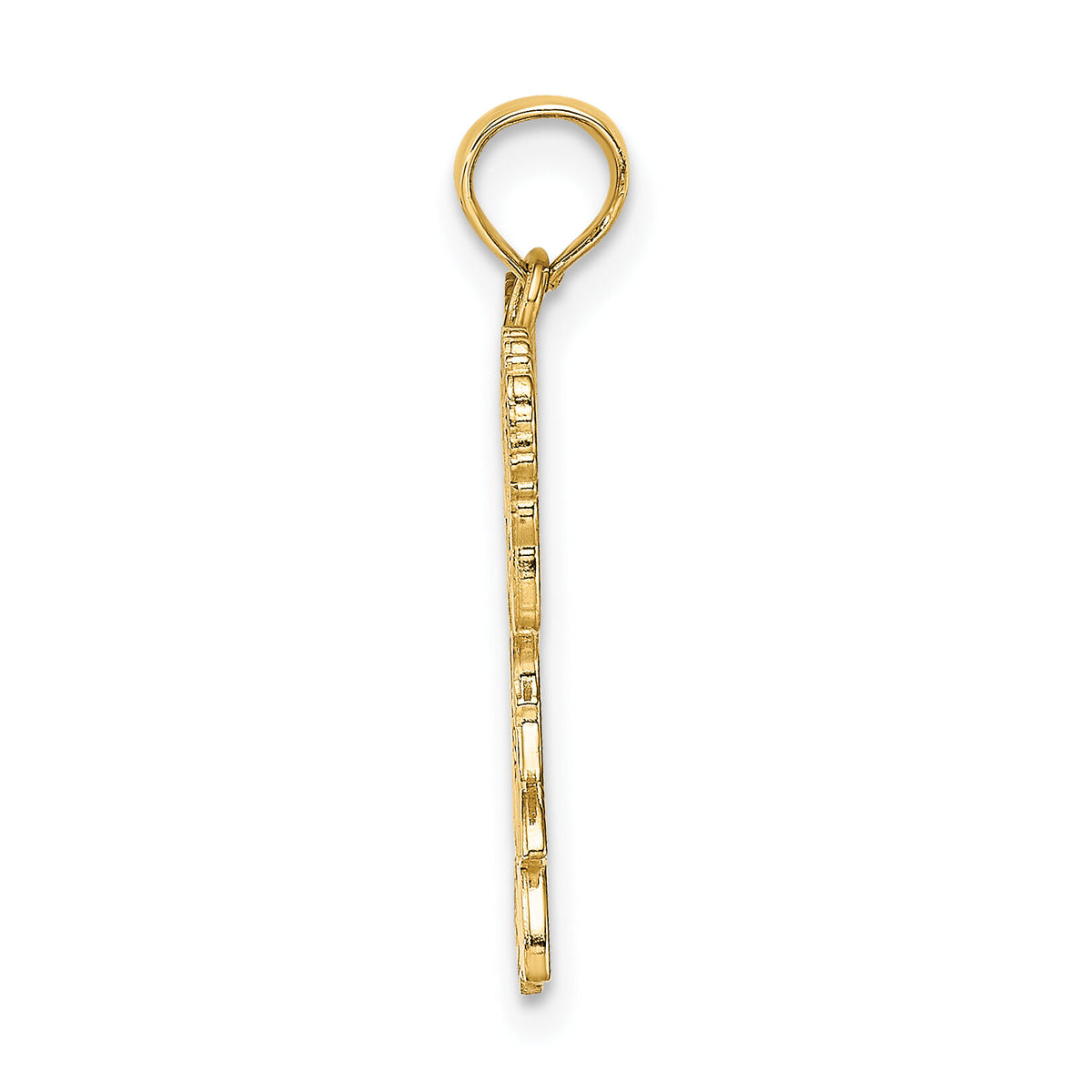 10K Cheerleader Jumping with Pom-Pom's Pendant-10C3556