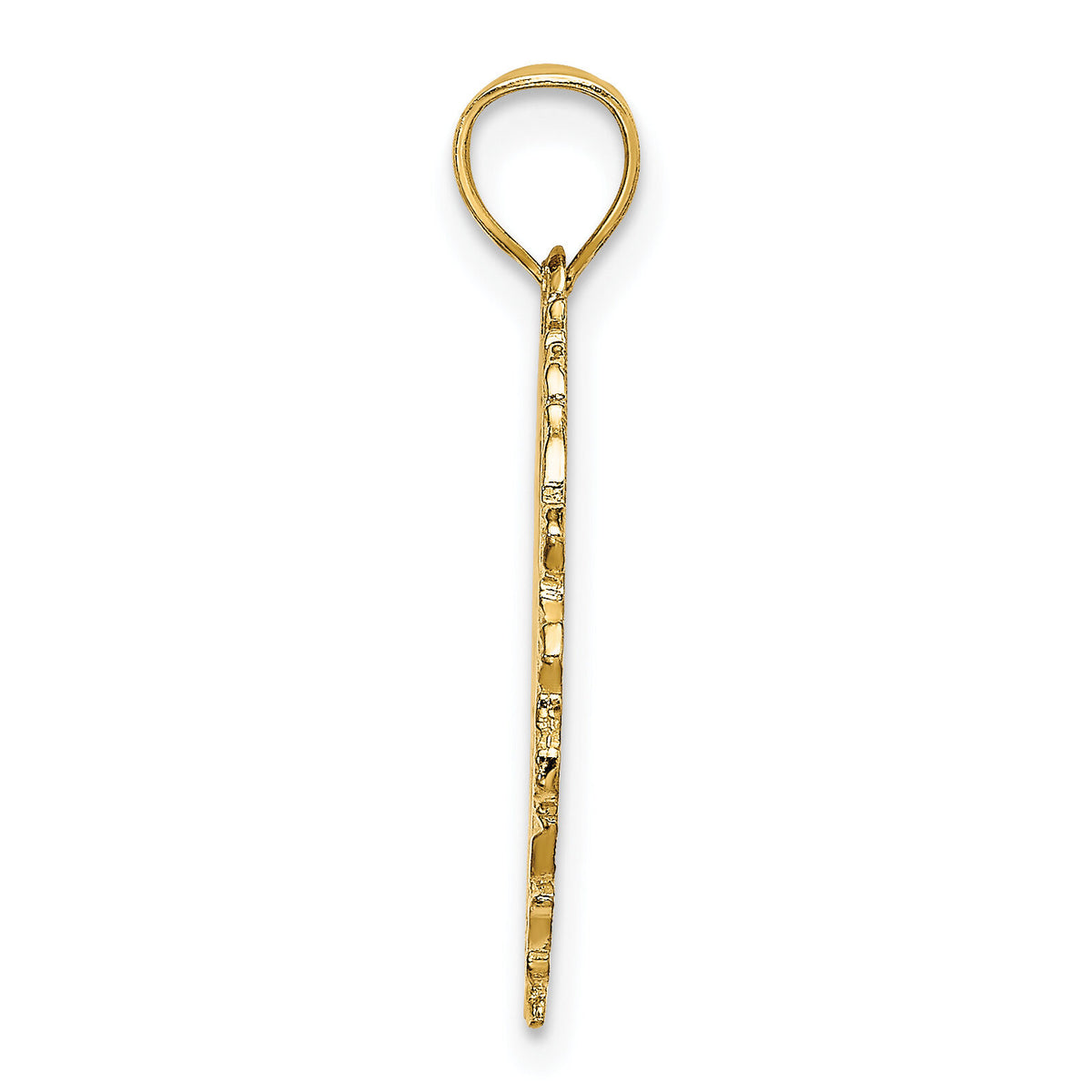 10k Dart Board and Darts in Leaf Design Charm-10C3570