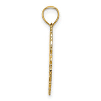 10k Dart Board and Darts in Leaf Design Charm-10C3570