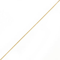 14K YELLOW GOLD DC ROLO  023 GAUGE 16" CHAIN NECKLACE (AVAILABLE IN LENGTHS 7" - 30")