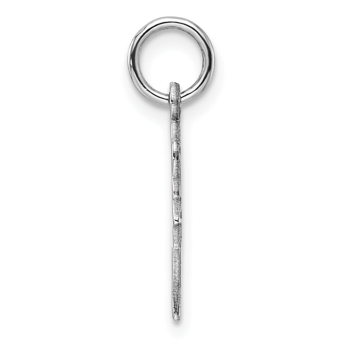 10k White Gold Solid Bust of Nefertiti Charm-10C369W