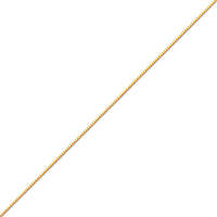 14K YELLOW GOLD BOX 078 GAUGE 26" CHAIN NECKLACE (AVAILABLE IN LENGTHS 7" - 30")