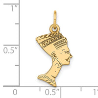 10K Nefertiti Pendant-10C370