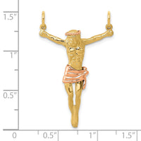 10k Two-tone Rose Corpus Pendant-10C3711