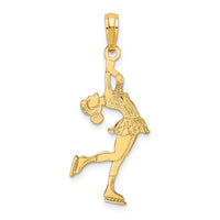 10k Ice Skater Turning Charm-10C3757