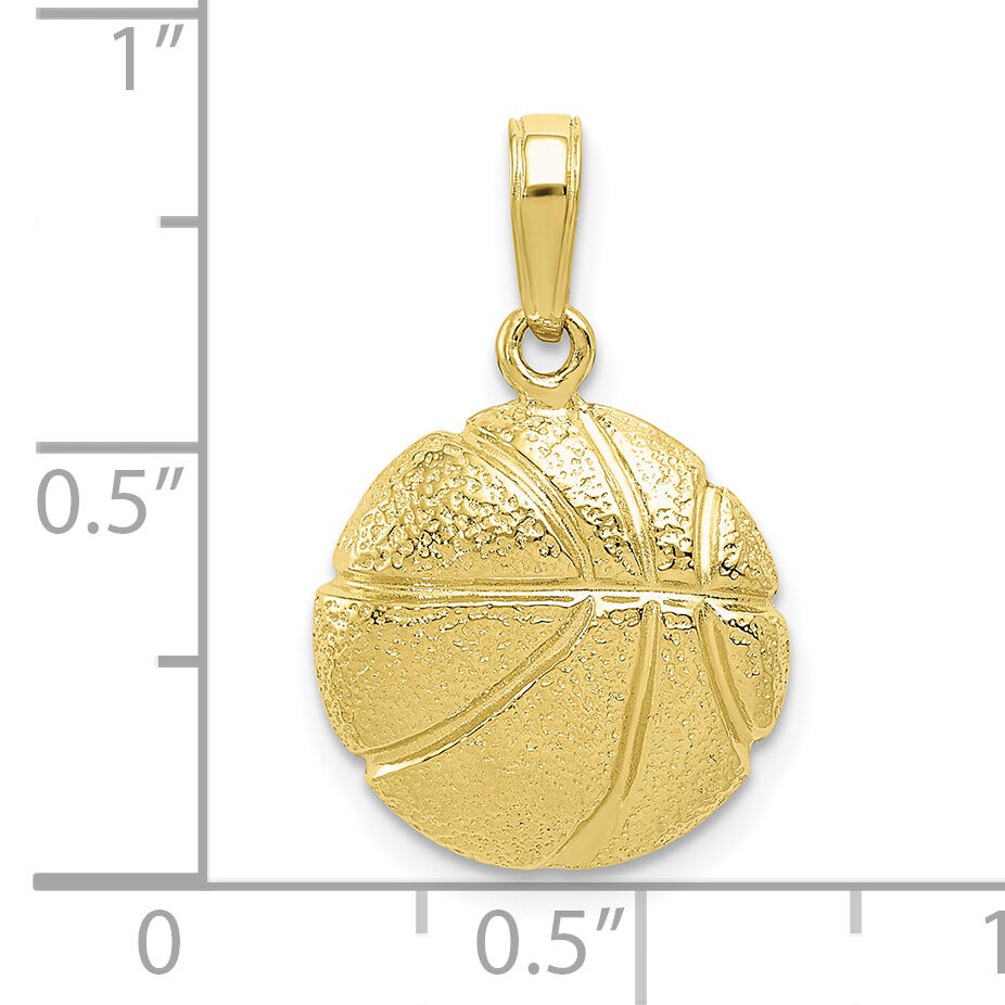 10K Basketball Pendant-10C3773