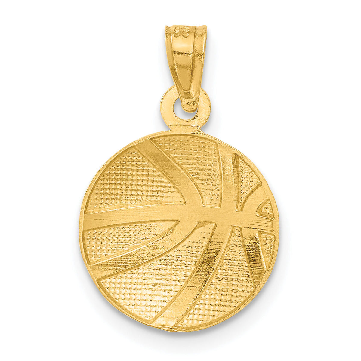 10k Basketball Pendant-10C3774
