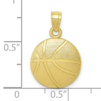 10k Basketball Pendant-10C3774