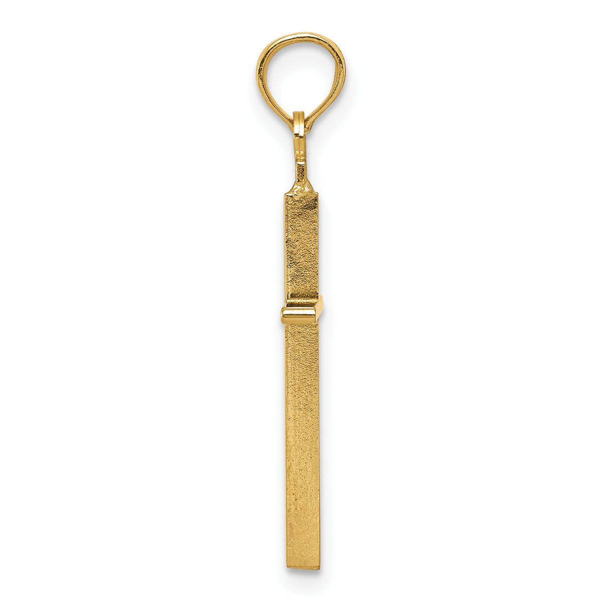 10K Polished Cross Pendant-10C3783