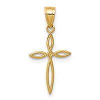 10k Passion Cross Charm-10C3804