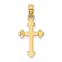 10K Budded Cross Charm-10C3818