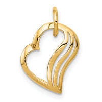 10k Heart Charm-10C382