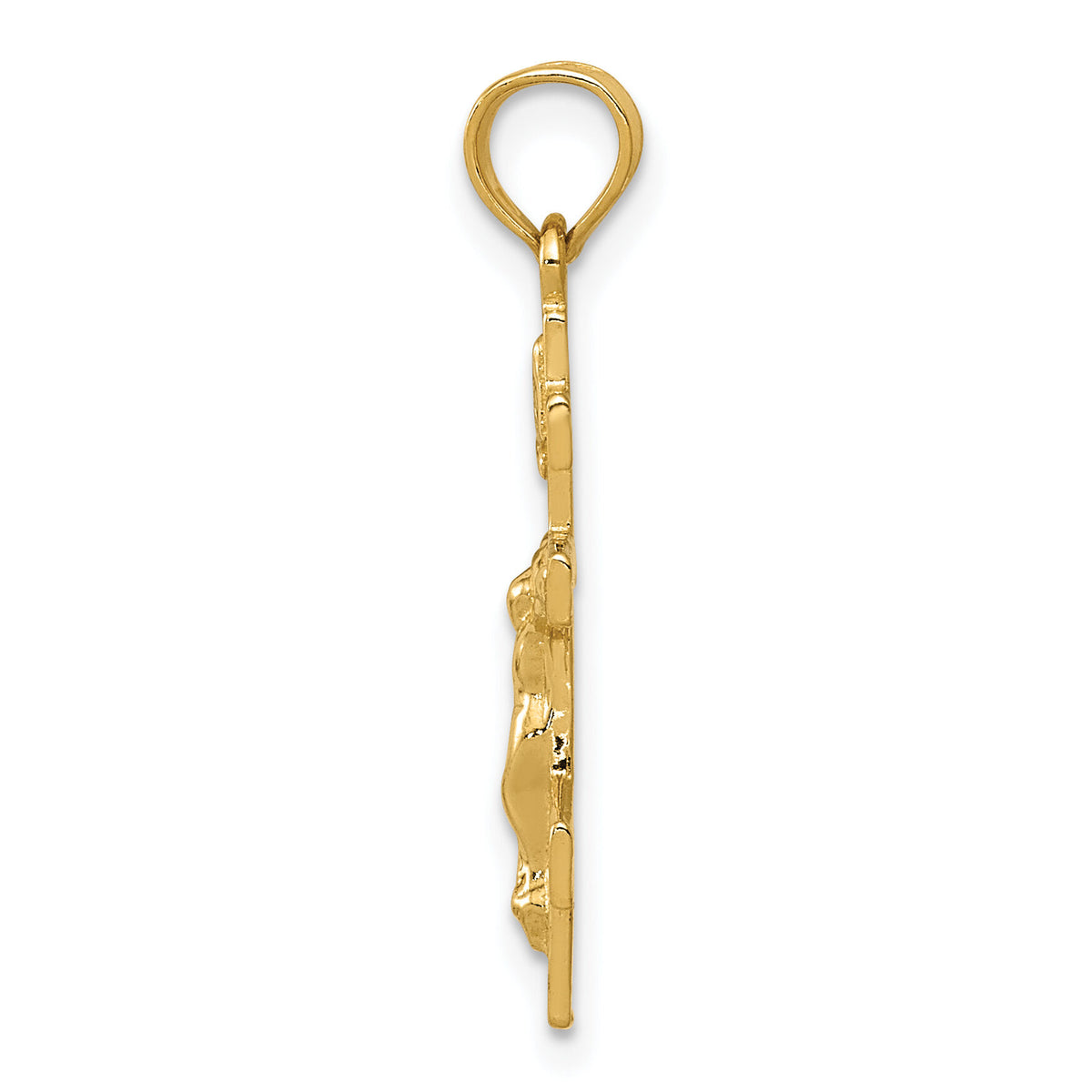 10k Eastern Orthodox Crucifix Charm-10C3834
