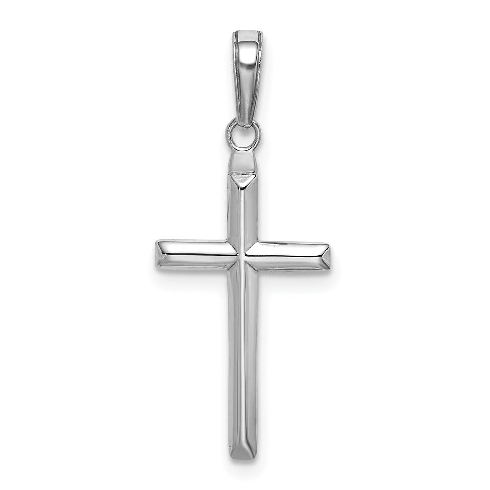 10K White Gold Reversible Latin Cross Pendant-10C3865W