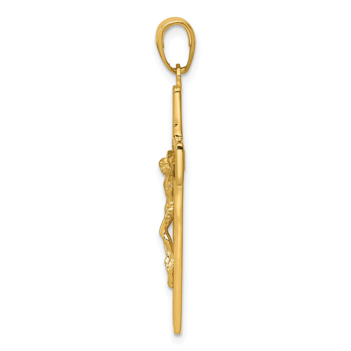 10k Crucifix Pendant-10C3897