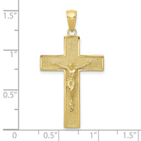 10k Crucifix Pendant-10C3897