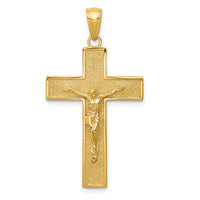10k Crucifix Pendant-10C3897
