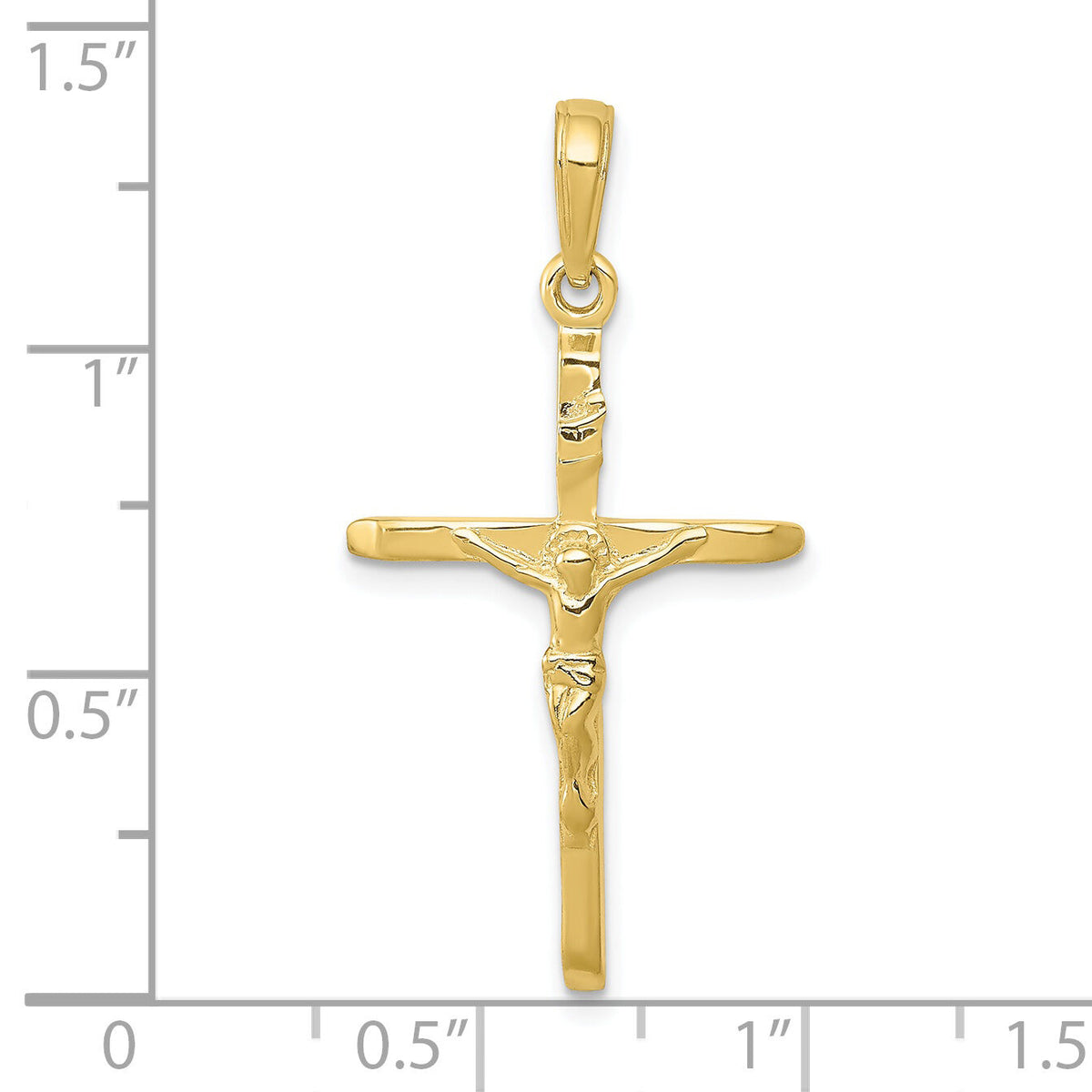10k Crucifix Pendant-10C3900