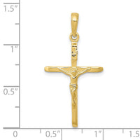 10k Crucifix Pendant-10C3900