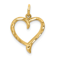 10k Heart Charm-10C395