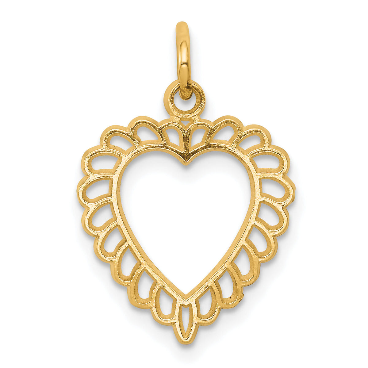 10k Heart Charm-10C396