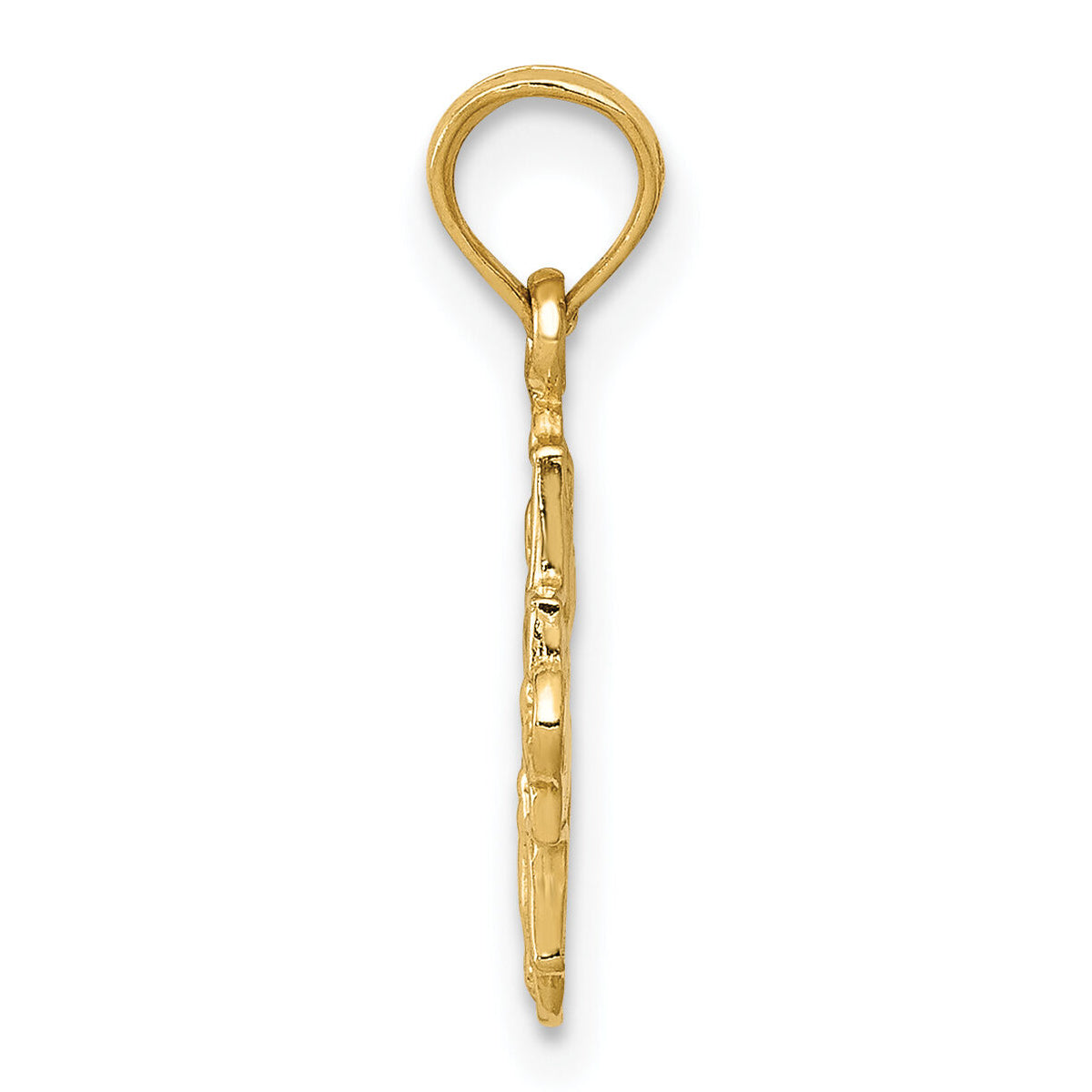 10k Miniature Four Way Medal Pendant-10C3963