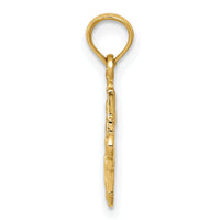10k Miniature Four Way Medal Pendant-10C3963