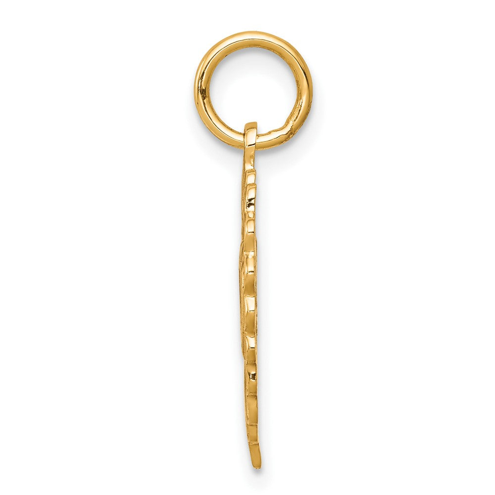 10k Heart Charm-10C398