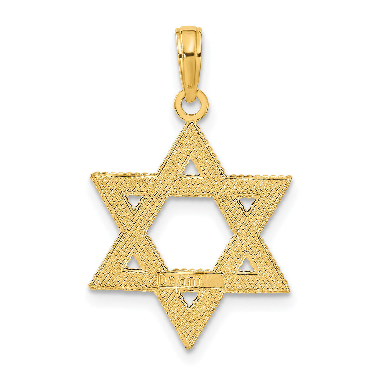 10K Star of David Pendant-10C3988