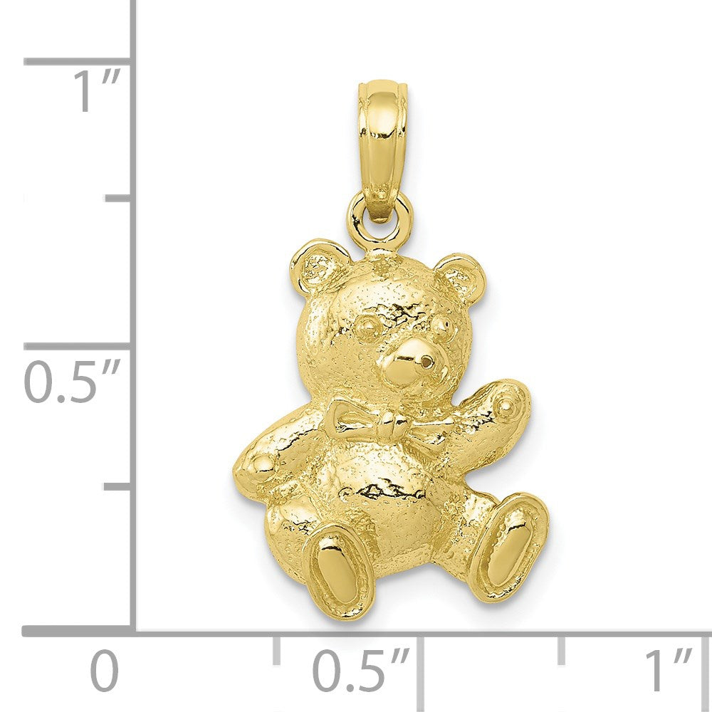10K Teddy Bear Pendant-10C4002