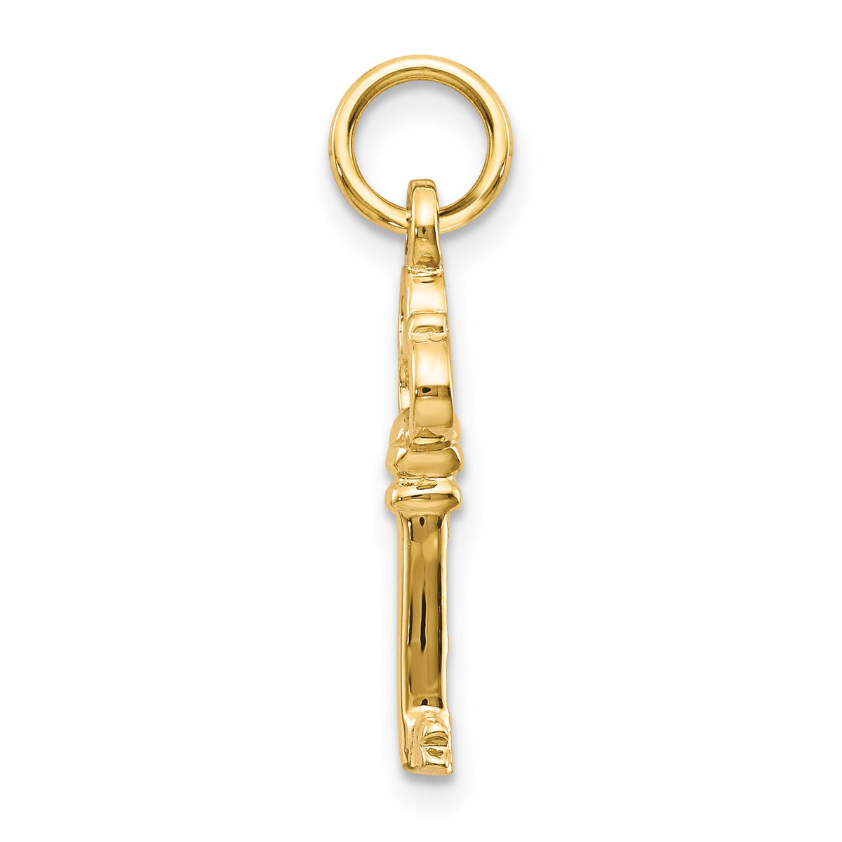 10k Solid Key Charm-10C417