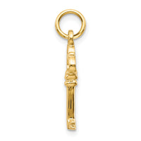 10k Solid Key Charm-10C417