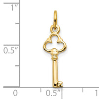 10k Solid Key Charm-10C417