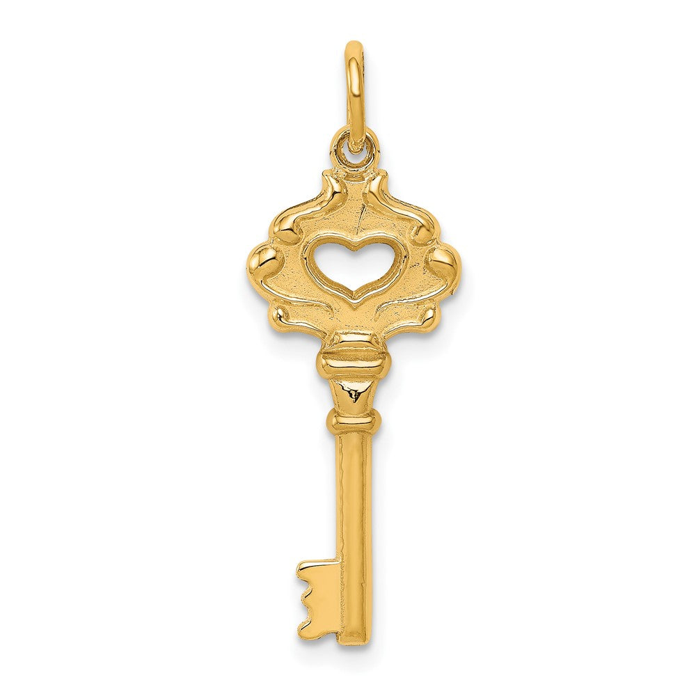 10k Solid Key Charm-10C418