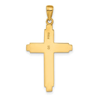 10k Cross Pendant-10C4206