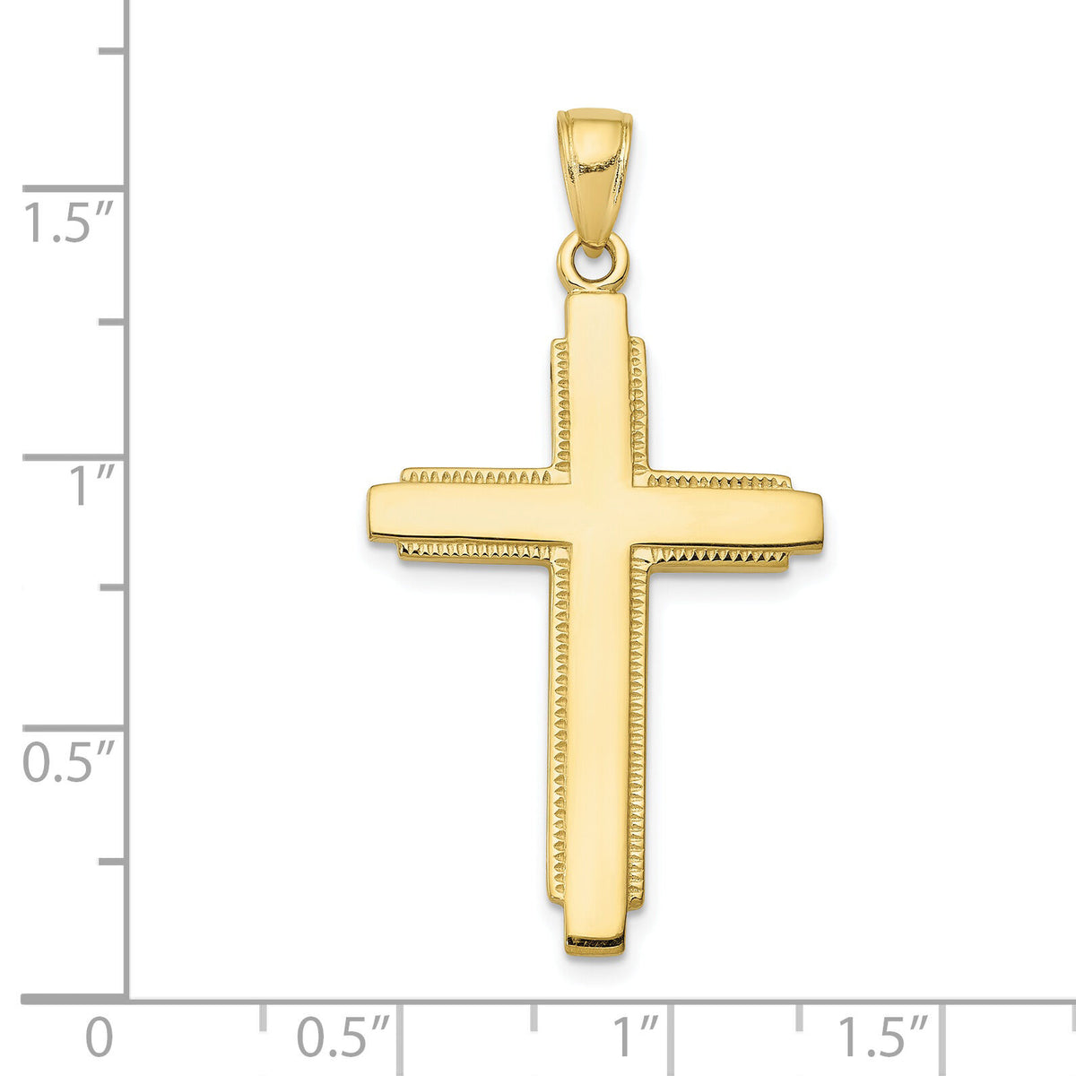 10k Cross Pendant-10C4206
