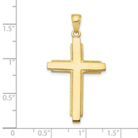 10k Cross Pendant-10C4206