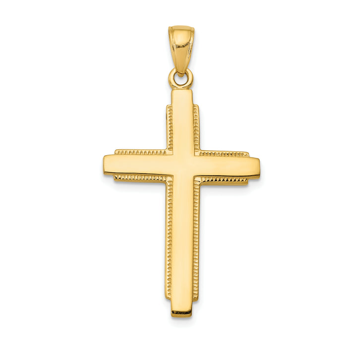 10k Cross Pendant-10C4206