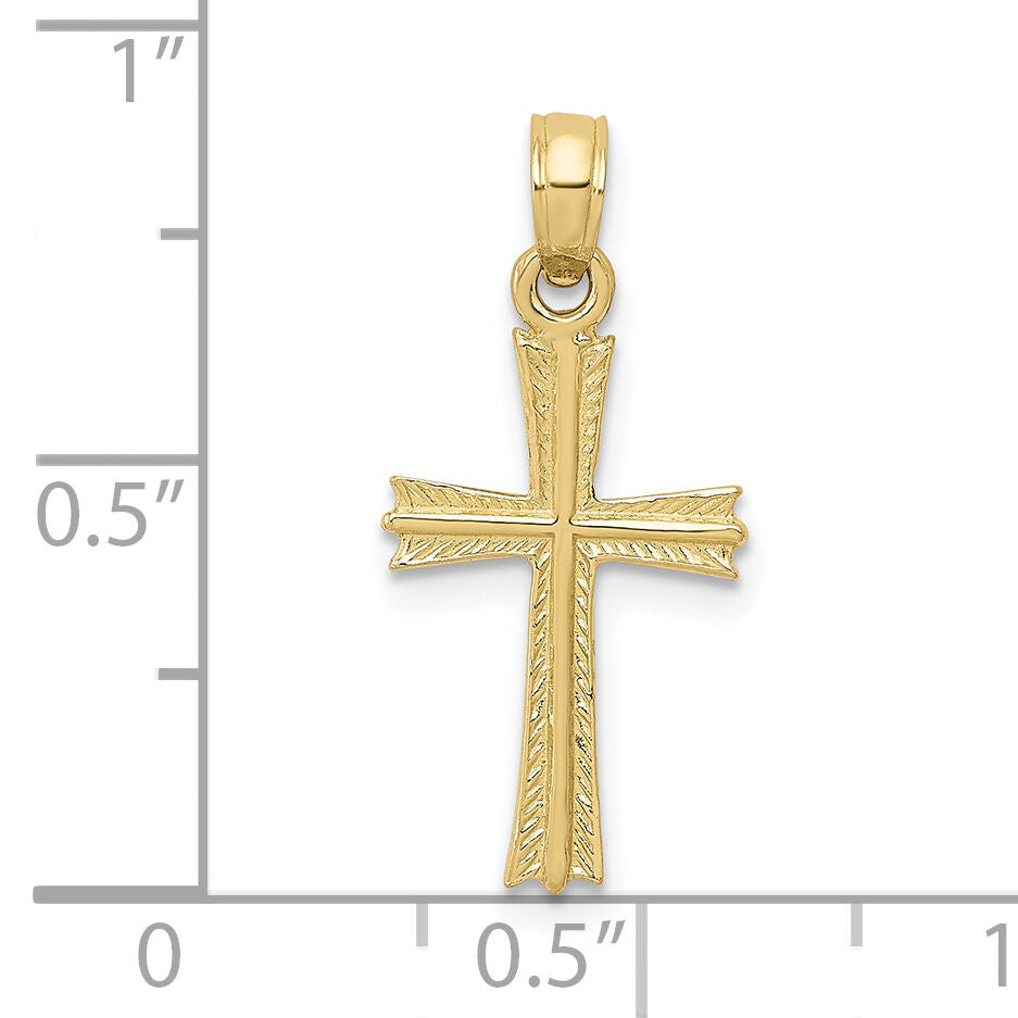 10K Cross Pendant-10C4229