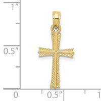 10K Cross Pendant-10C4229