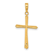 10k Cross Pendant-10C4237