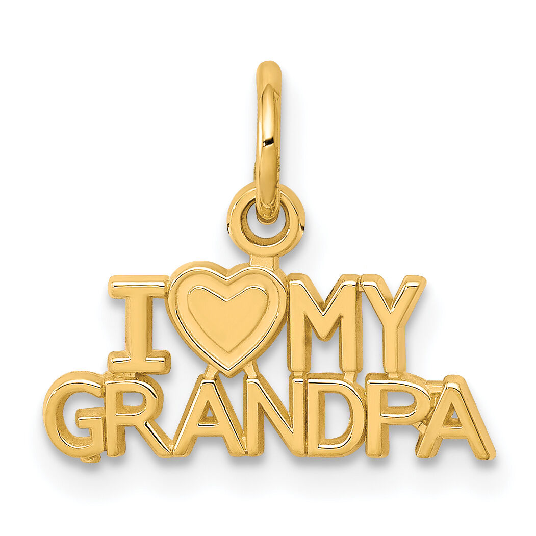 10K I LOVE MY GRANDPA Charm-10C427