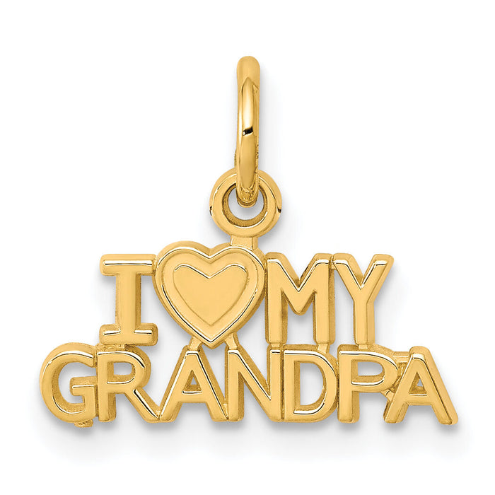 10K I LOVE MY GRANDPA Charm-10C427