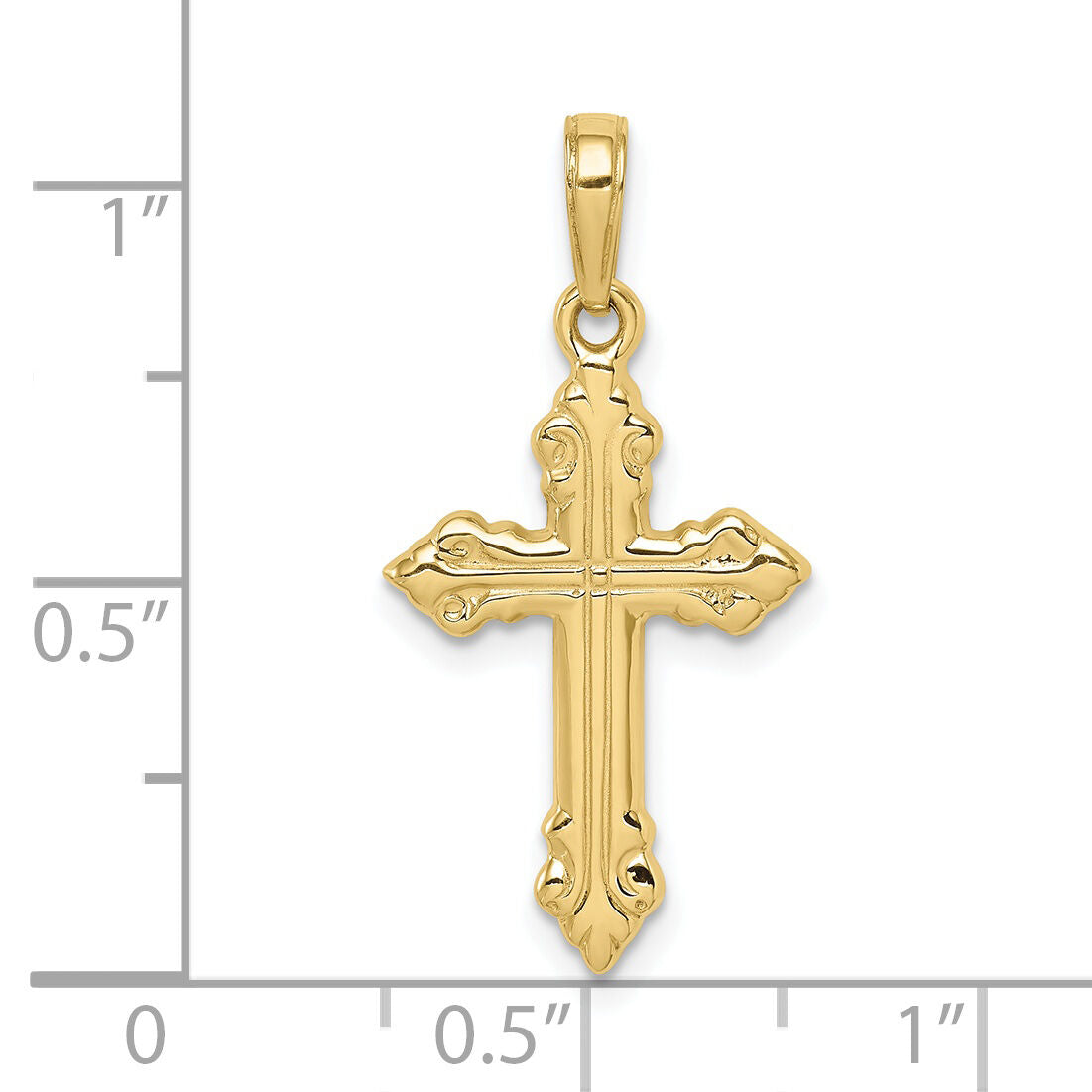 10K Cross Pendant-10C4278